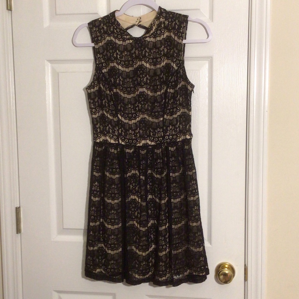 Black Lace Dress by City Triangles Size M